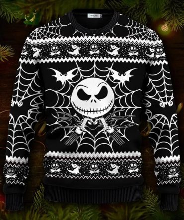Jack Skellington Nightmare Before Christmas Ugly Sweater