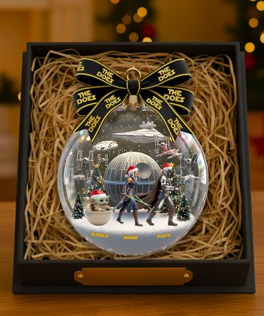 Family Walking Together Christmas Ornament Personalized Gifts For Family