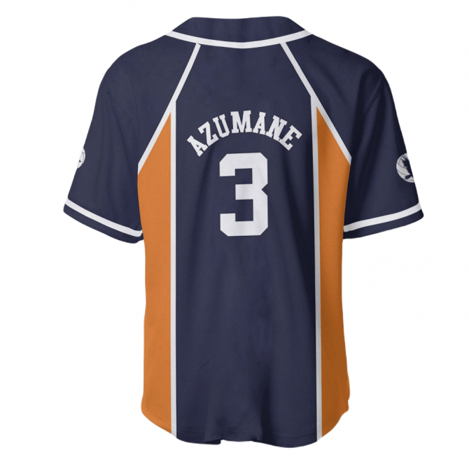 Authentic Anime Sports Jersey - Azumane #3 Design - Premium Quality Fan Gear - Image 3