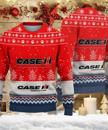 Ugly Sweater Case IH Farmer Love Exclusive Logo QTFRSW091124A34SW