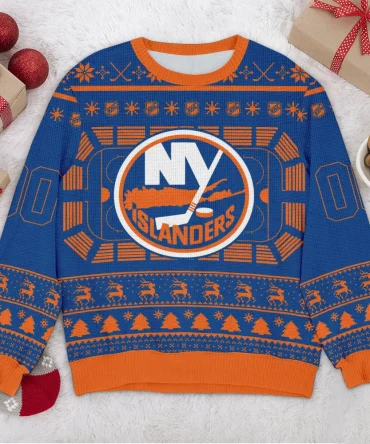 Special Release New York Islanders NHL Ugly Sweater All Over Prints Christmas Season QTNHLVA160924A122