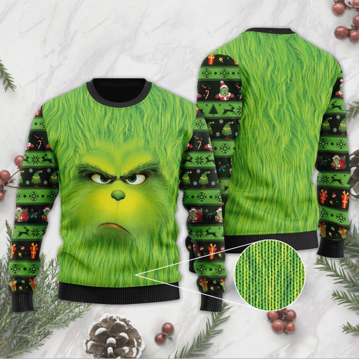 Grinch Ugly Sweater The Grinch Squad Funny Christmas Grinch Sweater, Grinch Sweater Adults