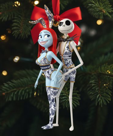 Playful Couple Christmas Ornament - Personalized Funny Gifts For Couple