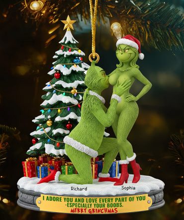 Spicy Twist Couple Ornament - Personalized Christmas Gifts For Couples