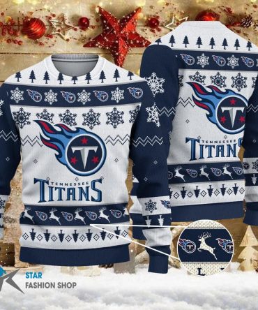 NFL Tennessee Titans Ugly Christmas Sweater, NFL Christmas Sweater