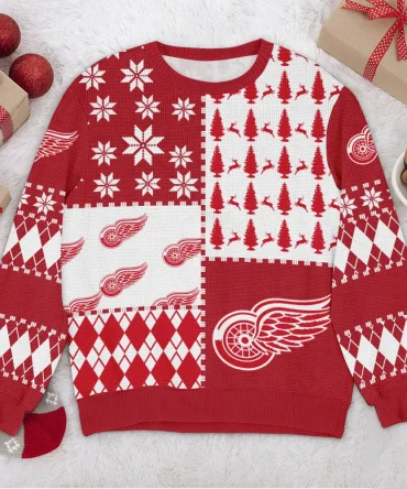 Special Release Detroit Red Wings NHL Ugly Sweater All Over Prints Christmas Season HONHL180924SW3