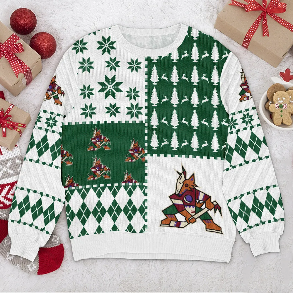 Special Release Arizona Coyotes NHL Ugly Sweater All Over Prints Christmas Season HONHL180924SW25