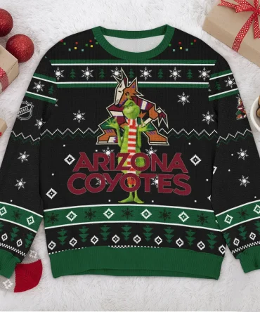 Special Release Arizona Coyotes NHL Ugly Sweater All Over Prints Christmas Season HONHL170924SW26AC