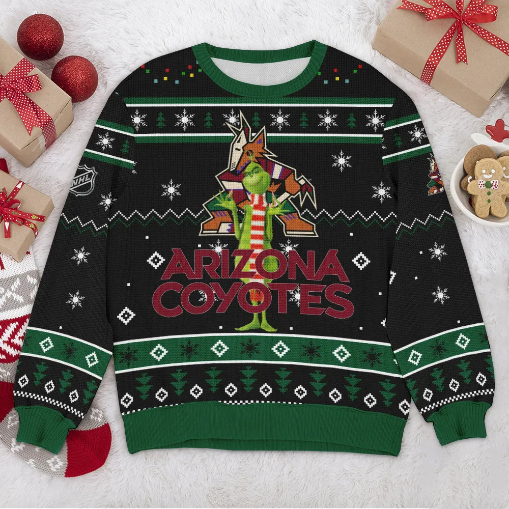 Special Release Arizona Coyotes NHL Ugly Sweater All Over Prints Christmas Season HONHL170924SW26AC
