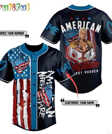 American Nightmare Cody Rhodes Custom Baseball Jersey