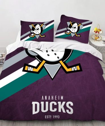 Anaheim Hockey Sport Bedding Set