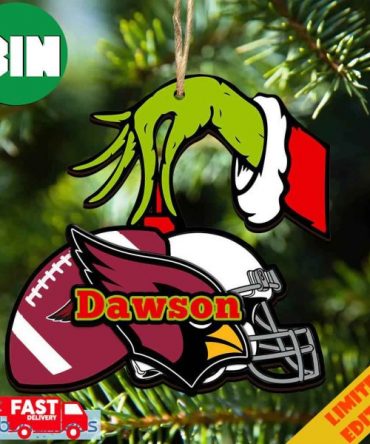 Arizona Cardinals NFL Grinch Ornament Personlized Christmas For Fans Gift 2023 Holidays