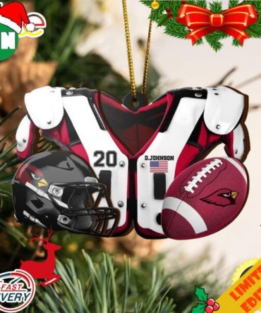 Arizona Cardinals NFL Sport Ornament Custom Your Name And Number 2023 Christmas Tree Decorations