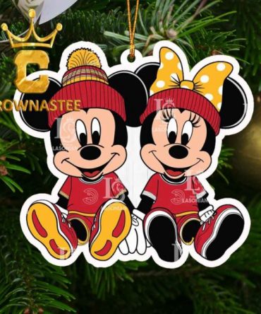 Atlanta Hawks Mickey Minne NBA Christmas Tree Decor Ornament