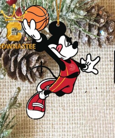 Atlanta Hawks Mickey Mouse NBA Basketball Christmas Tree Decor Ornament