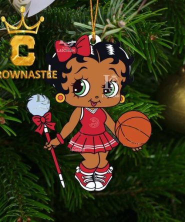 Atlanta Hawks NBA Betty Boop Xmas Christmas Tree Decor Ornament