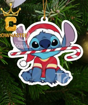 Atlanta Hawks Stitch NBA Christmas Tree Xmas Decor Ornament