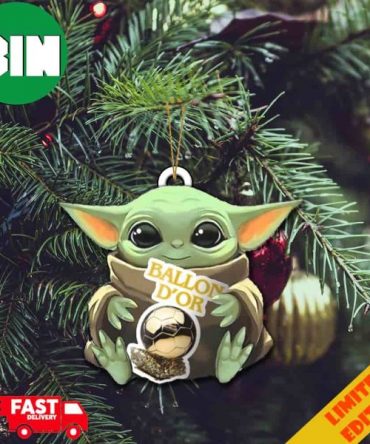 Baby Yoda Hug Ballon d‚ÄôOr 2023 Cute Tree Decorations Christmas Gift Ornament