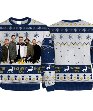Backstreet Boys Ugly Christmas Sweater, All Over Print Sweatshirt
