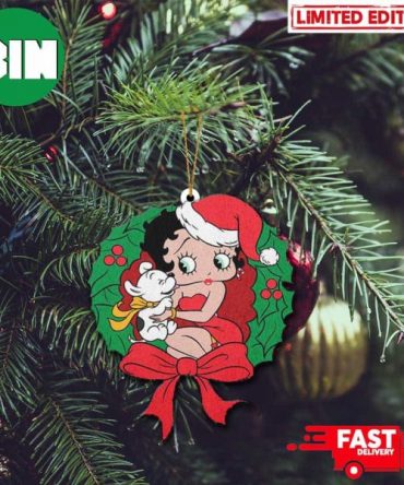 Betty Boop Christmas Wreath 2023 Tree Decorations Ornament