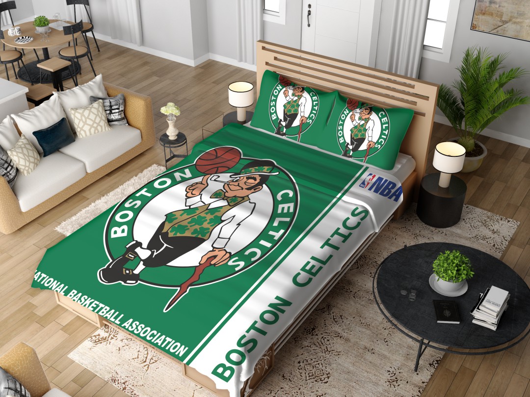 Boston Celtics NBA Basketball Bedding Set - Image 2