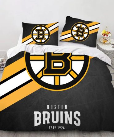 Boston Hockey Sport Bedding Set
