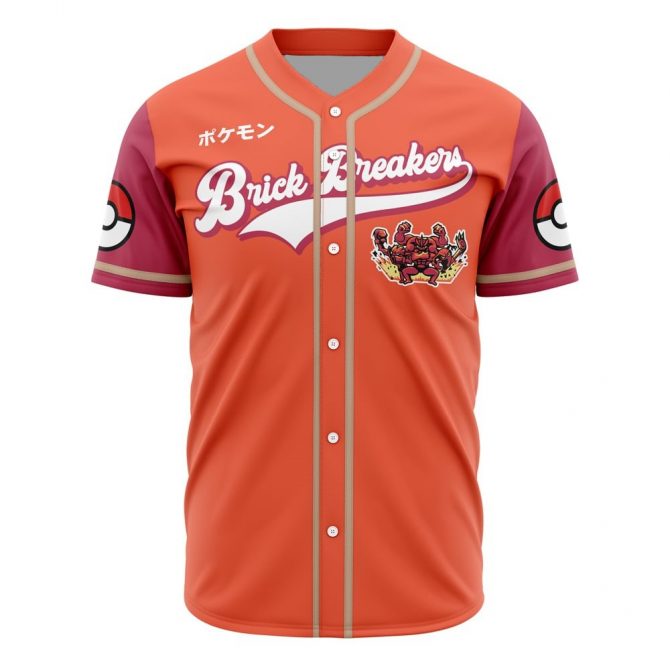 Vibrant Brick Breakers Baseball Jersey - Bold Design, Unisex Fit, Perfect Gift For Fans