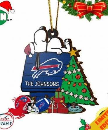 Buffalo Bills Snoopy NFL Sport Ornament Custom Name