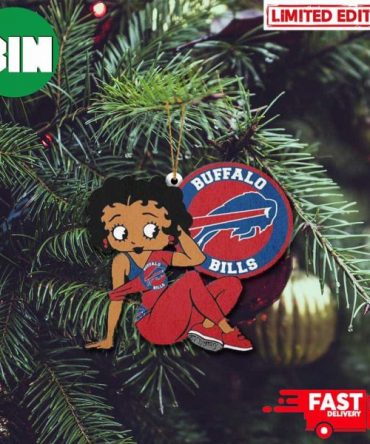Buffalo Bills x Betty Boop Christmas Tree Decorations 2023 Ornament