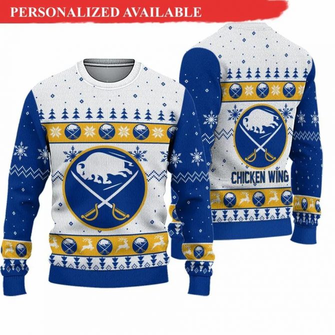 Buffalo Sabres Ice Hockey Ugly Christmas Sweater, NHL Christmas Sweater