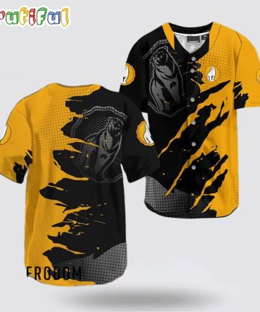 Bundaberg Rum Metal Crack Pattern Baseball Jersey