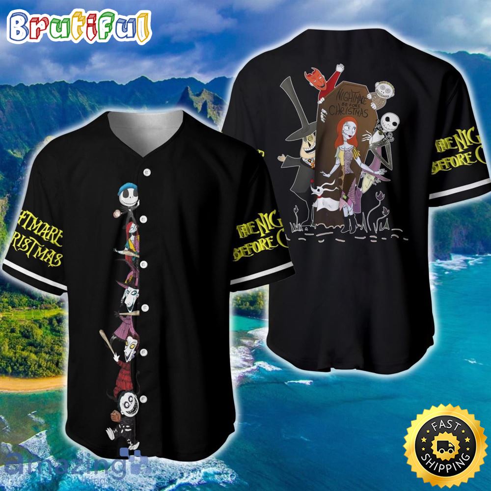 Burton Disney Baseball Jersey Nightmare Before Christmas