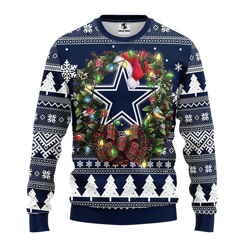 Dallas Cowboys Ugly Christmas Sweater, Dallas Cowboys Xmas Sweater