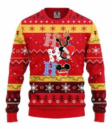 Calgary Flames Hohoho Ugly Christmas Sweater, NHL Christmas Sweater