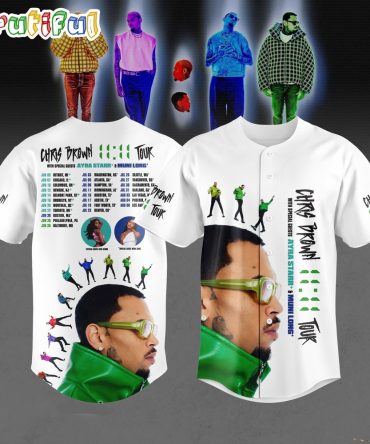 Chris Brown The 11 11 Tour 2024 Baseball Jersey