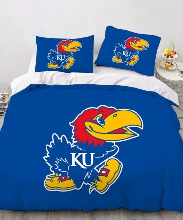 College Kansas Bedding Set