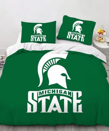 College Michigan State Bedding Set