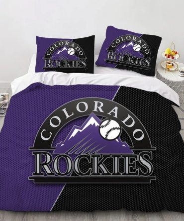 Colorado Baseball Sport Bedding Set