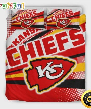 Colorful Shine Amazing Kansas City Chiefs Nfl Football Team Bedding Sets Duvet Cover Pillowcases