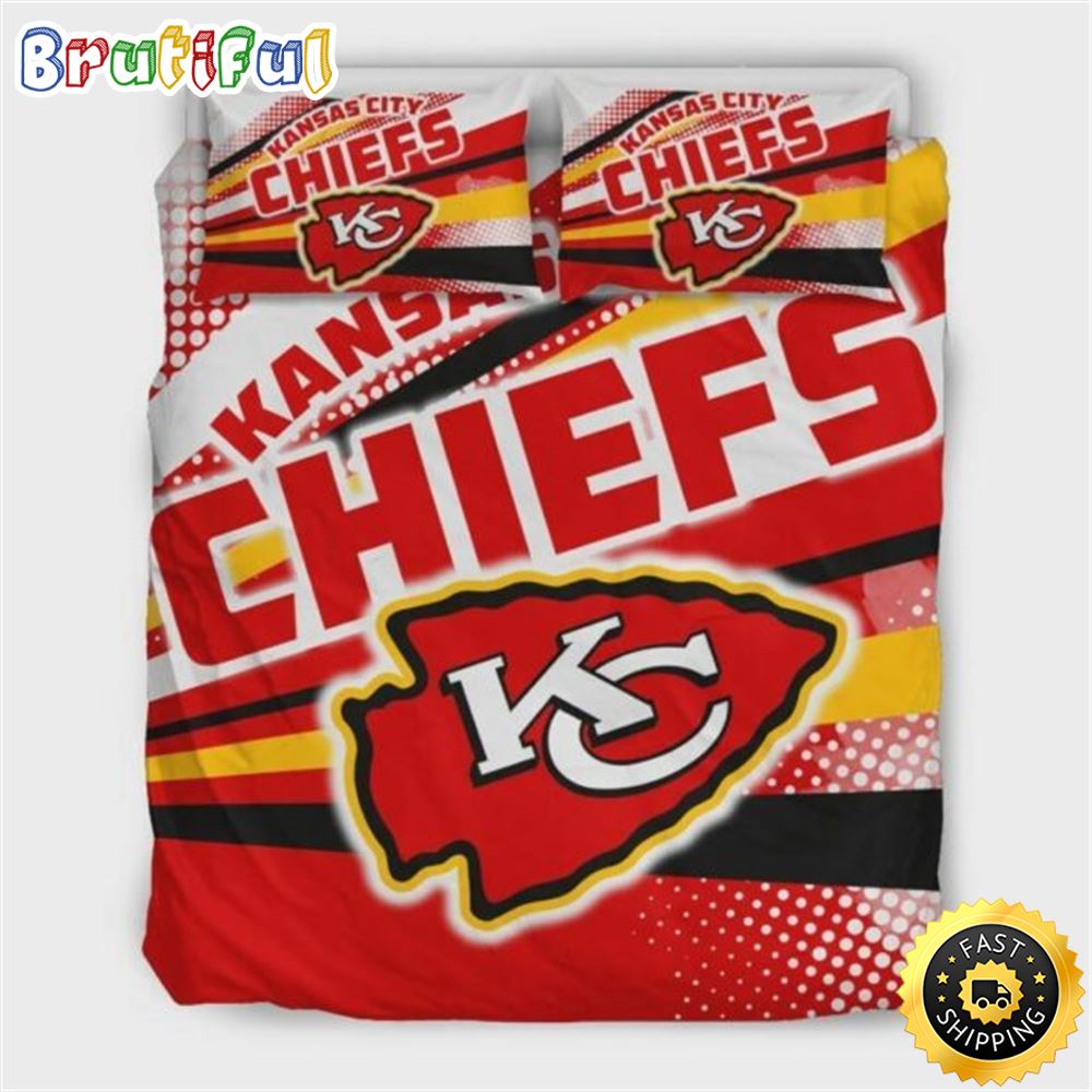 Colorful Shine Amazing Kansas City Chiefs Nfl Football Team Bedding Sets Duvet Cover Pillowcases