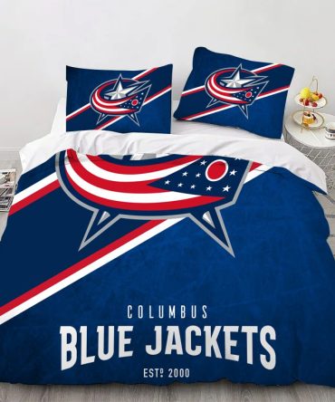 Columbus Hockey Sport Bedding Set