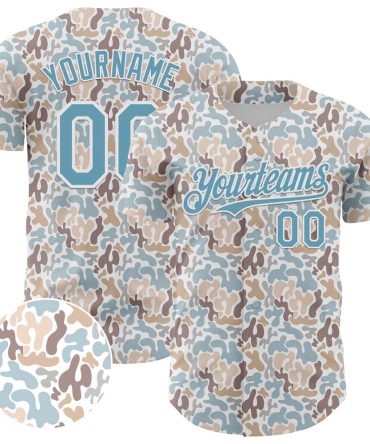 Cool Baseball Jersey, Custom White Shadow Blue 3D Pattern Design Abstract Spots Authentic Baseball Jersey, Best Baseball Jerseys