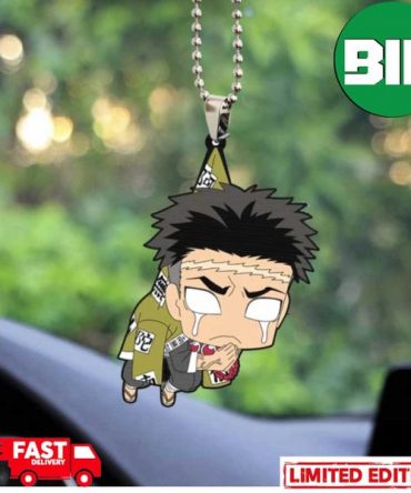 Cute Anime Demon Slayer Gyomei Himejima Tree Decorations Xmas Gift Ornament