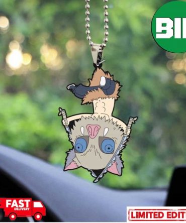 Cute Anime Demon Slayer Inosuke Hashibira Christmas Tree Decorations Ornament