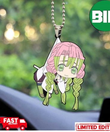 Cute Anime Demon Slayer Mitsuri Kanroji Christmas Tree Decorations Xmas Gift Ornament