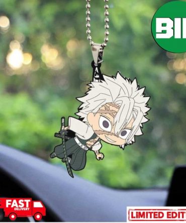 Cute Anime Demon Slayer Sanemi Shinazugawa Christmas Tree Decorations Ornament
