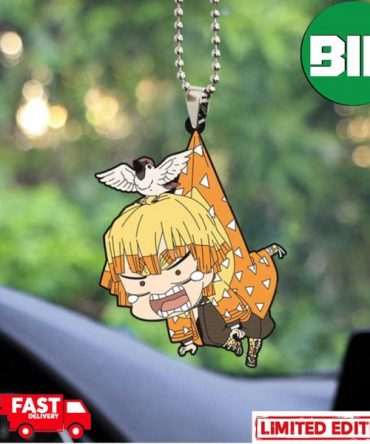 Cute Anime Demon SlayerZenitsu Agatsuma Christmas Tree Decorations Ornament