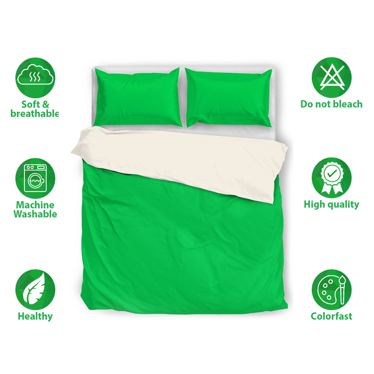 Personalized Football Duvet Cover Set, Football Ball Catching Player Gift Idea Duvet Cover & Pillowcases, Custom Name Number Bedding Set - Image 3