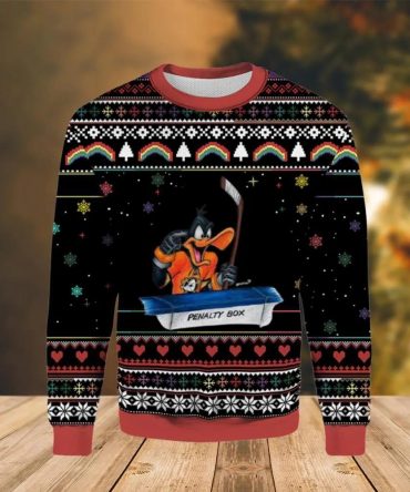 Daffy Duck Anaheim Ducks Ugly Christmas Sweater, NHL Christmas Sweater