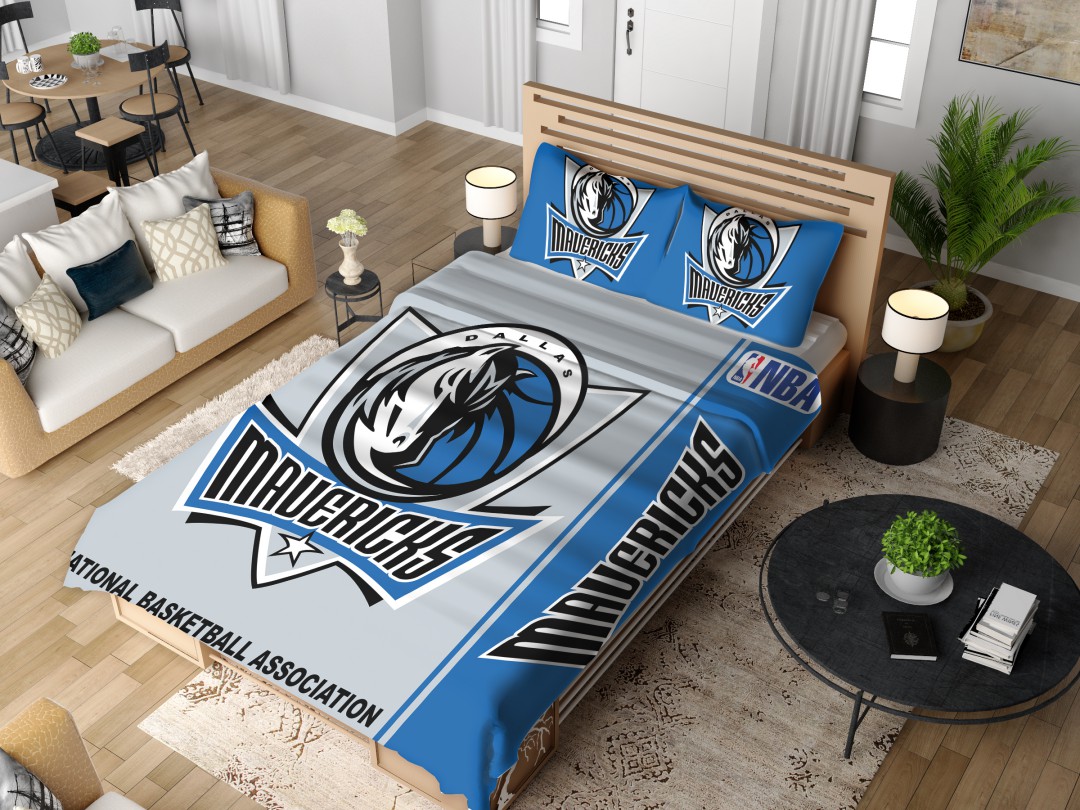 Dallas Mavericks NBA Basketball Bedding Set - Image 2